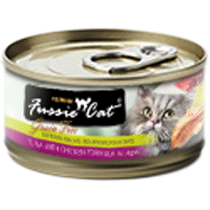 Fussie Cat Premium Tuna with Chicken Canned 24/2.82oz Fussie Cat, Premium, Tuna, Canned, chicken